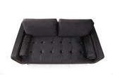 2-Sitzer-Sofa Rome Black Oak