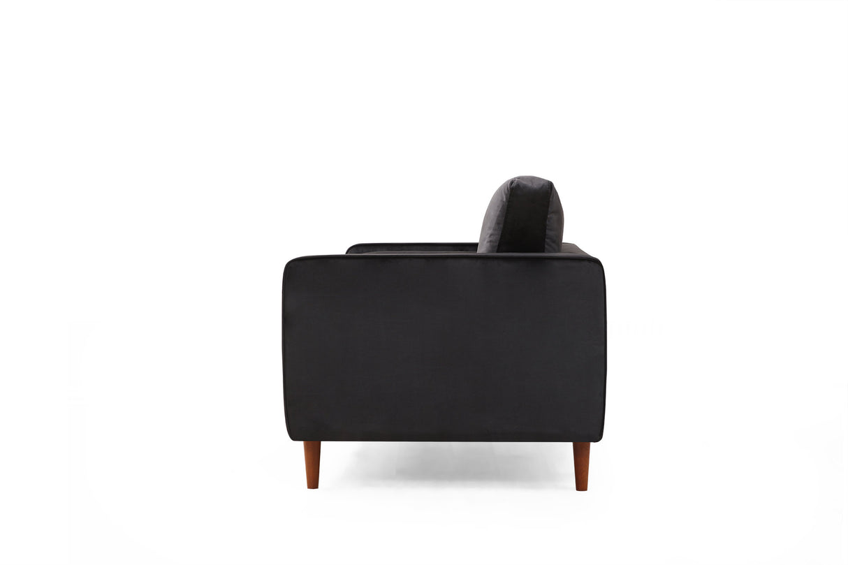 2-Sitzer-Sofa Rome Black Oak