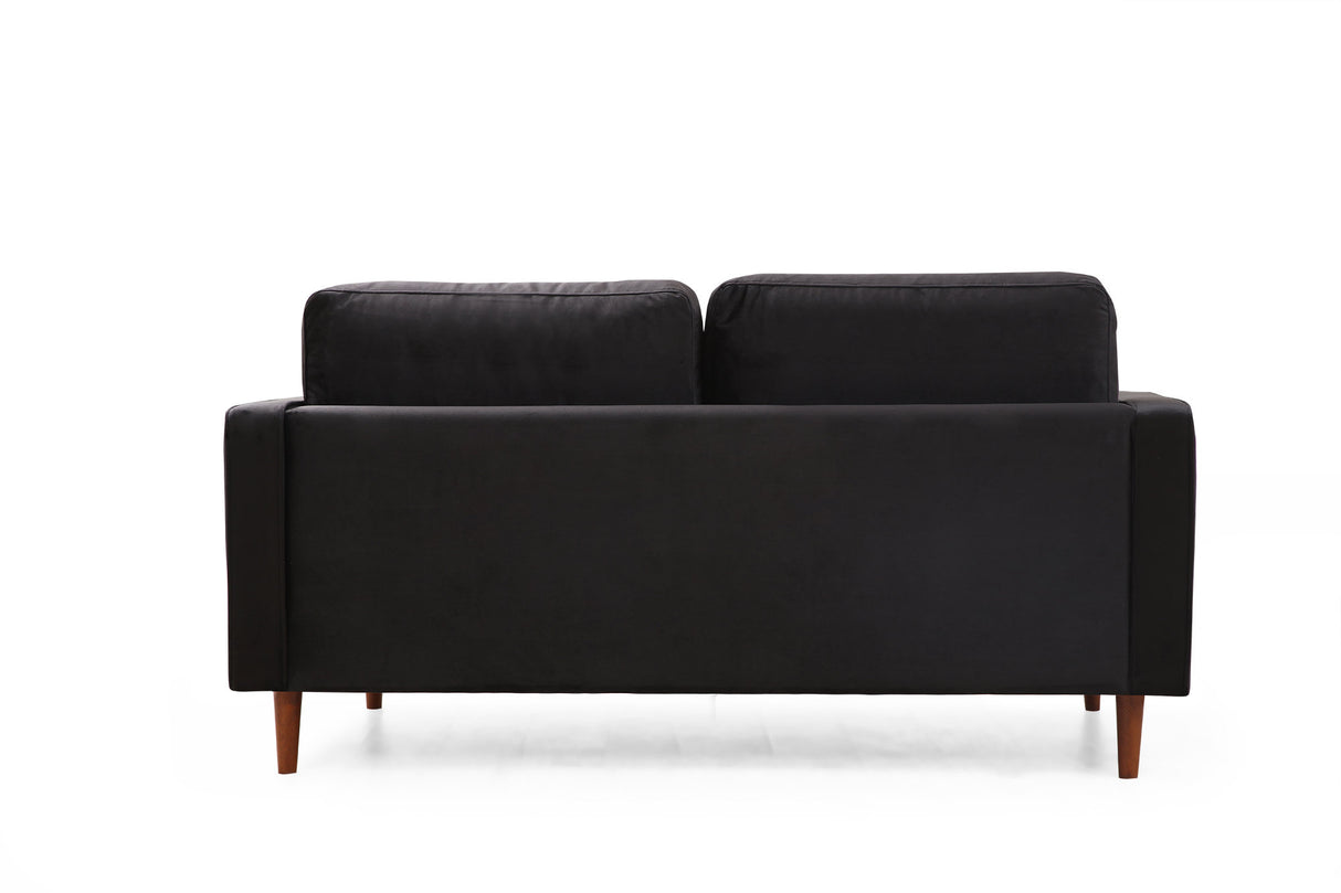 2-Sitzer-Sofa Rome Black Oak