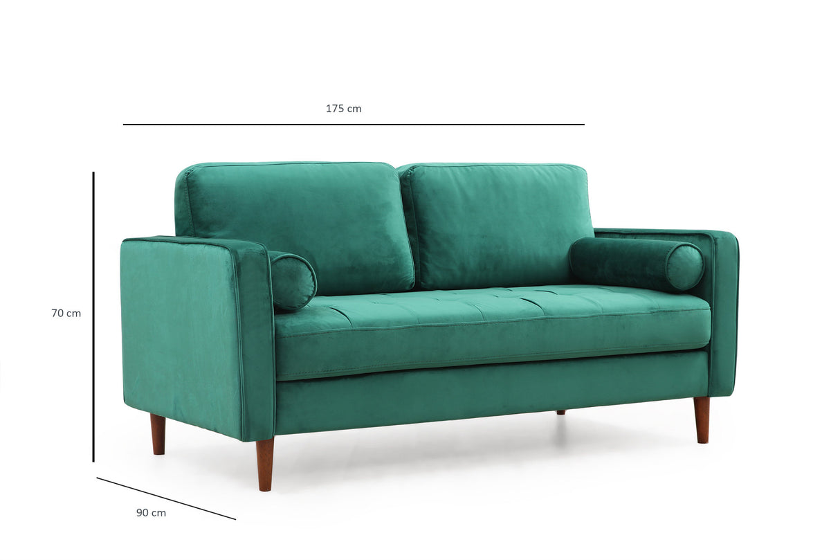 2-Sitzer-Sofa Rome Green