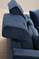 2-Sitzer-Sofa Frido Marineblau