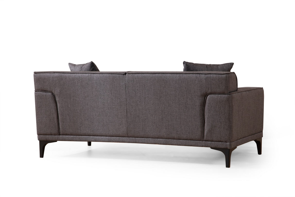 2-Sitzer-Sofa Petra Anthrazit