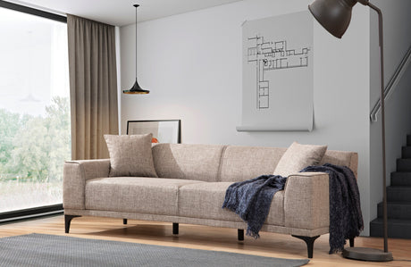 3-Sitzer-Sofa Petra Fawn