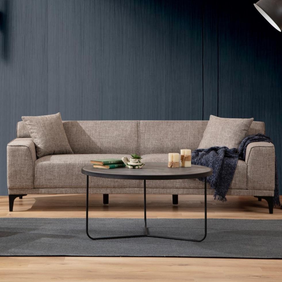 3-Sitzer-Sofa Petra Fawn