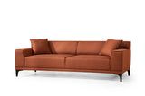 3-Sitzer-Sofa Petra Orange