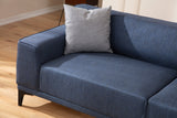 3-Sitzer-Sofa Petra Blau