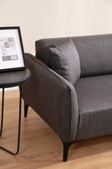 2-Sitzer-Sofa Belissimo Dunkelgrau