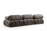 Modulares Sofa 3-Sitzer-Blasenlagergrau