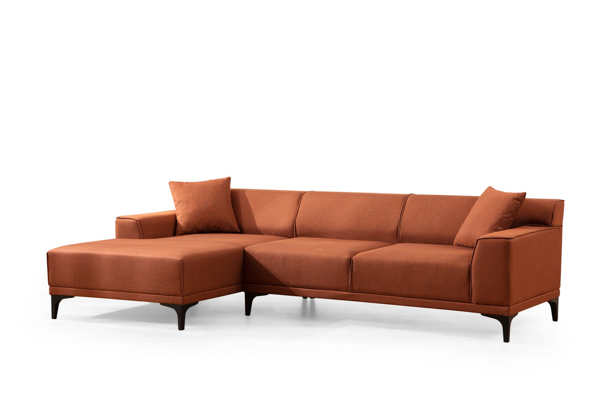 Ecksofa links Petra Orange