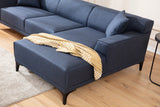 Ecksofa rechts Petra Blue