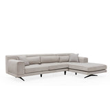 Rechtes Ecksofa Jivago Beige