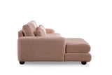 Ecksofa Left River Pink