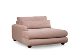 Ecksofa Left River Pink