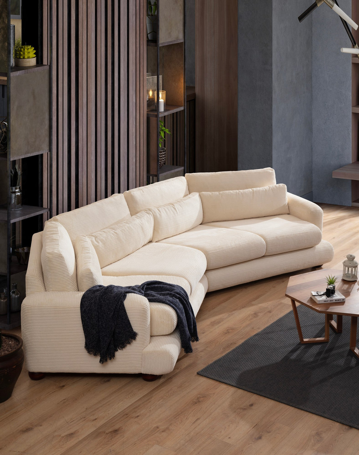 4-Sitzer-Sofa Links River Beige