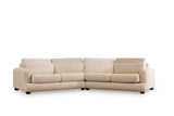 4-Sitzer-Sofa Links River Beige