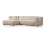 Ecksofa links Cady Beige