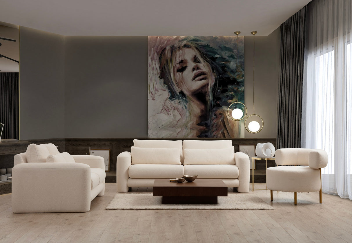 2-Sitzer-Sofa Lily Cream