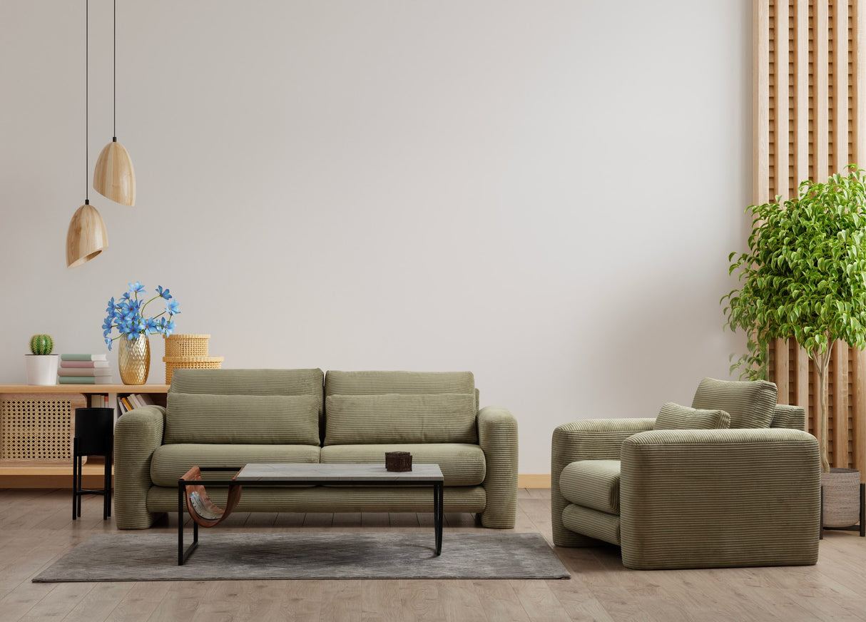 2-Sitzer-Sofa Lily Green