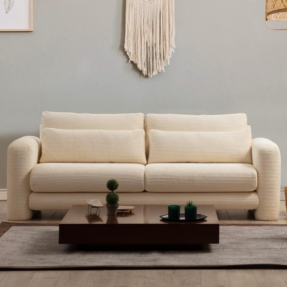 3-Sitzer-Sofa Lily Beige