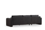 Ecksofa links Lily Grey