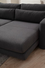 Ecksofa rechts Lily Grey