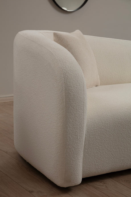 2-Sitzer-Sofa Asos Creme