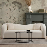 3-Sitzer-Sofa Asos Creme