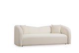 3-Sitzer-Sofa Asos Creme