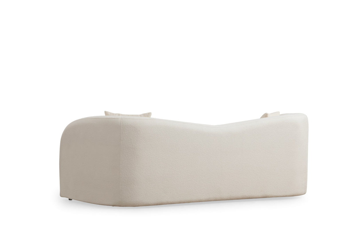 3-Sitzer-Sofa Asos Creme