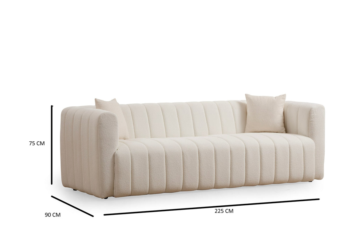 3-Sitzer-Sofa Royal Cream