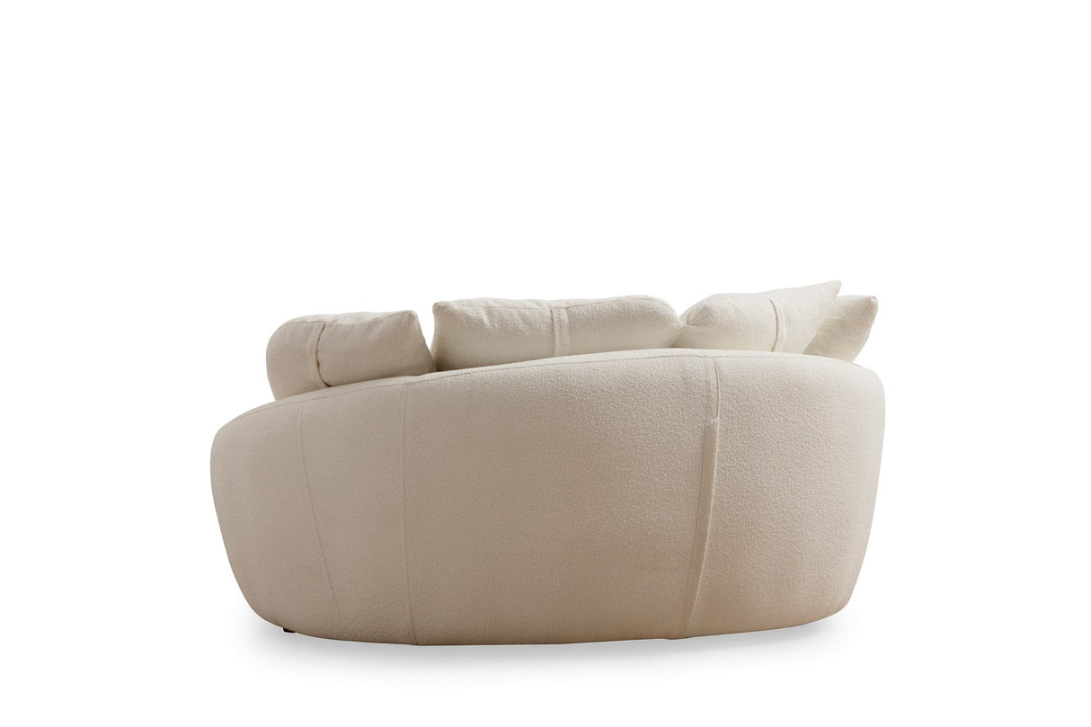 2-Sitzer-Sofa Midye Creme