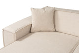 Ecksofa Puzzle Beige