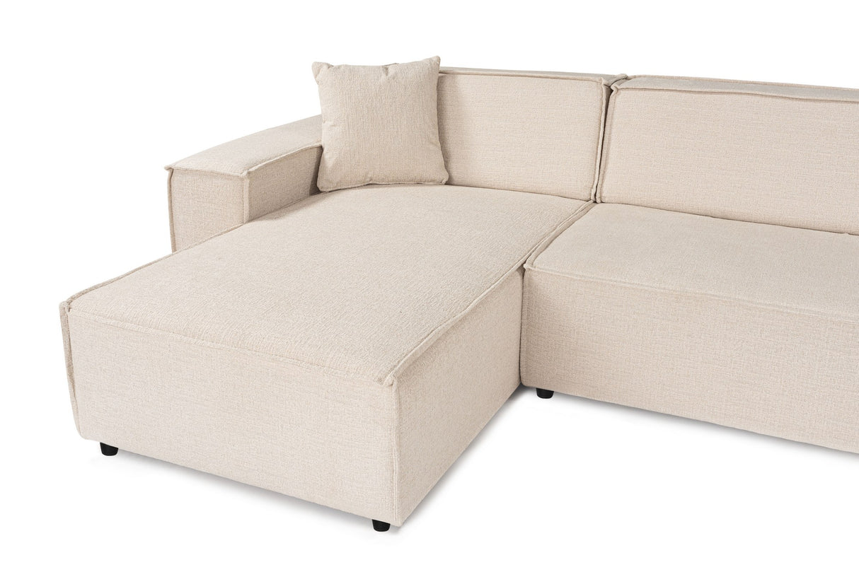 Ecksofa Puzzle Beige