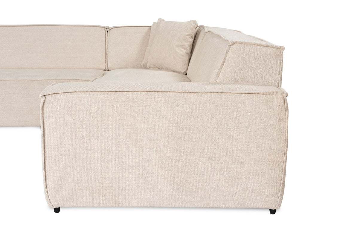 Ecksofa Puzzle Beige