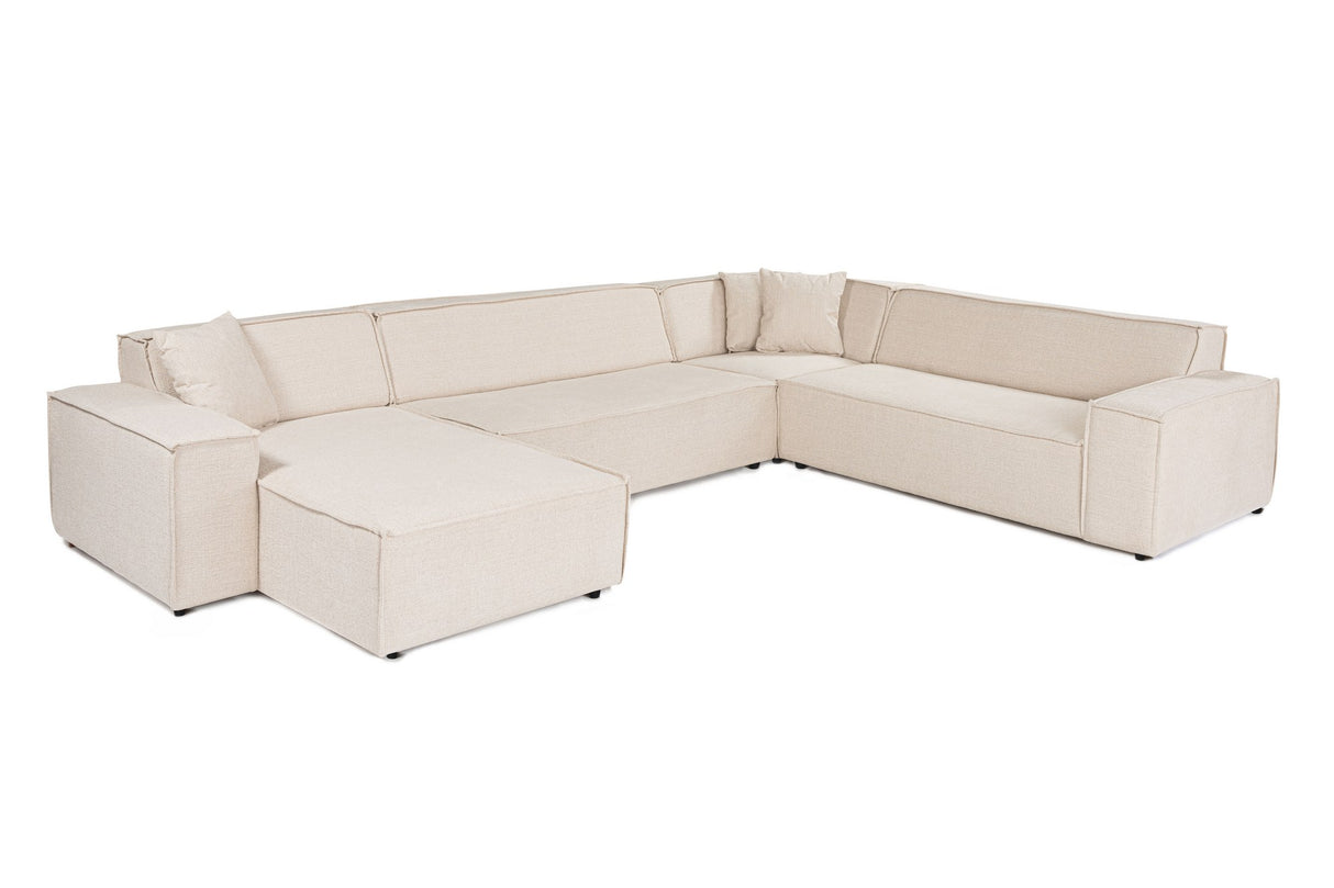 Ecksofa Puzzle Beige