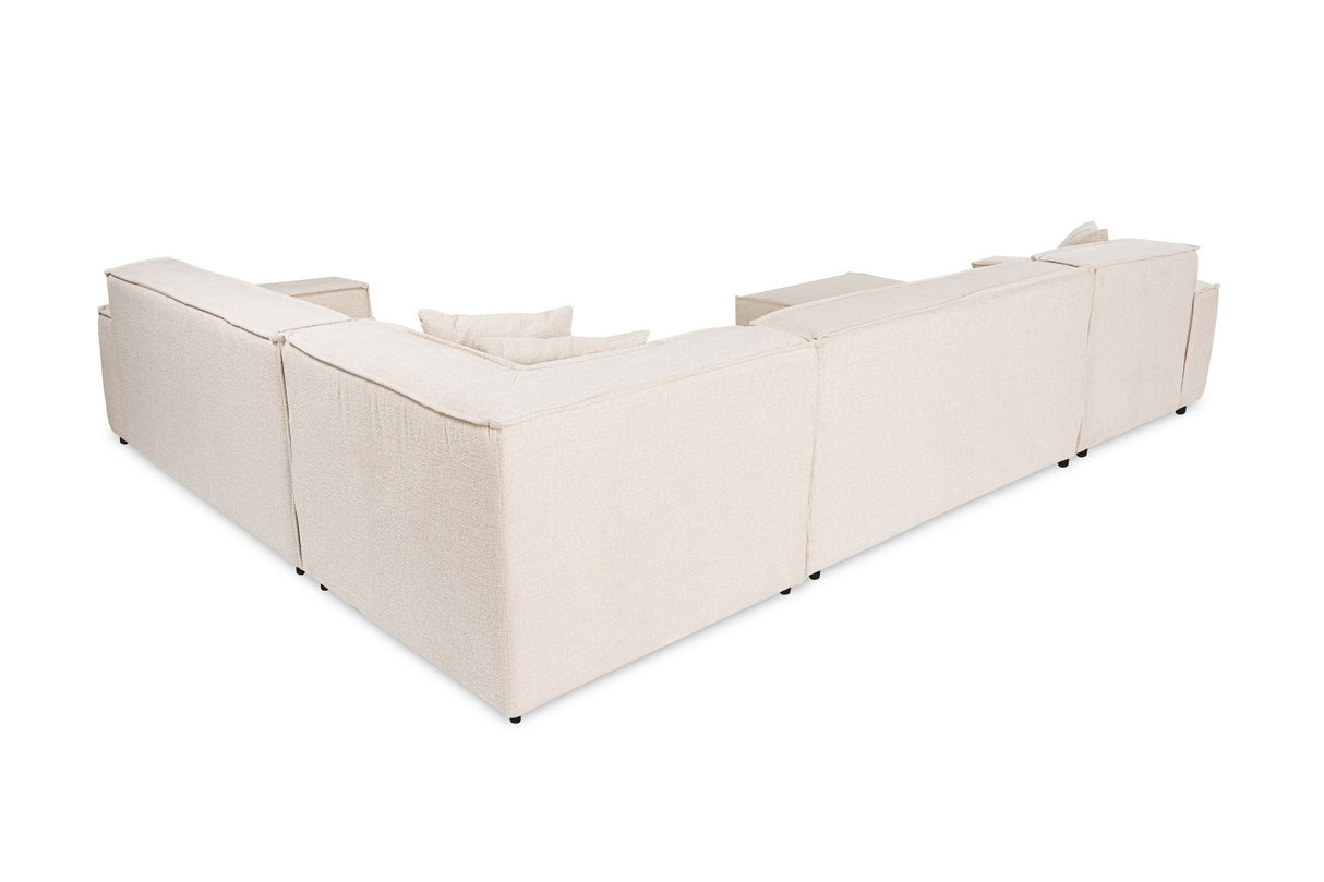 Ecksofa Puzzle Beige