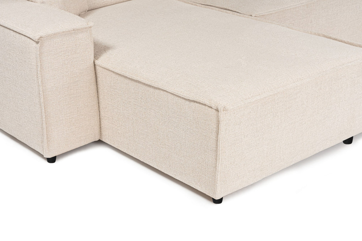 Ecksofa Puzzle Beige