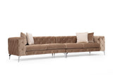 4-Sitzer-Sofa Como Dark Cream