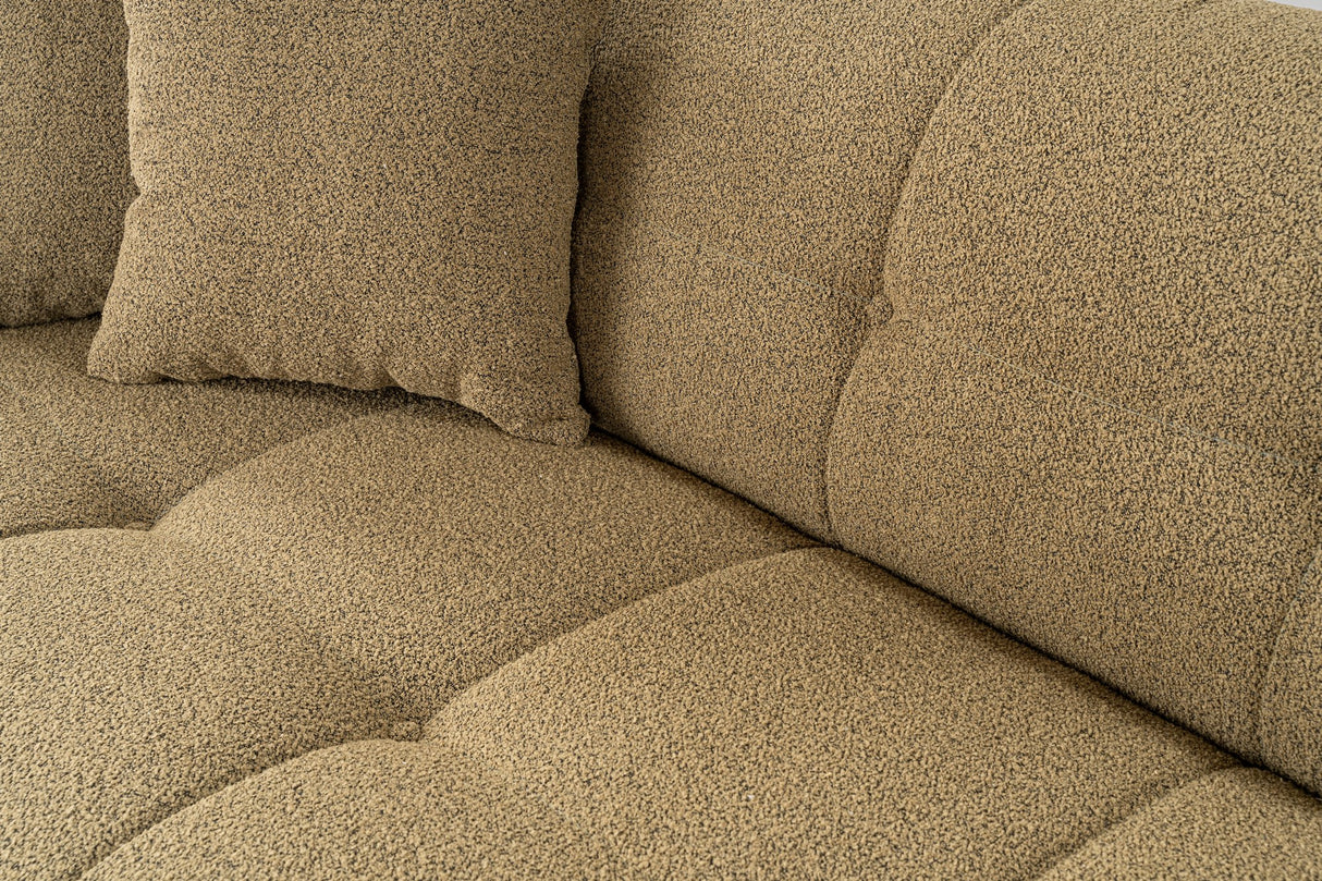 3-Sitzer-Sofa Cady Khaki