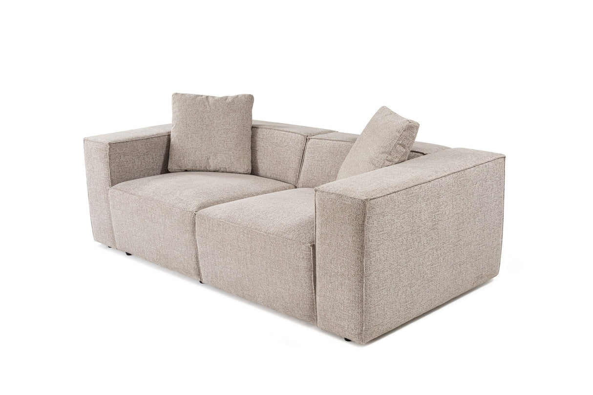 2-Sitzer-Sofa Lora Mokka