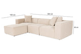 Ecksofa Lora Peach