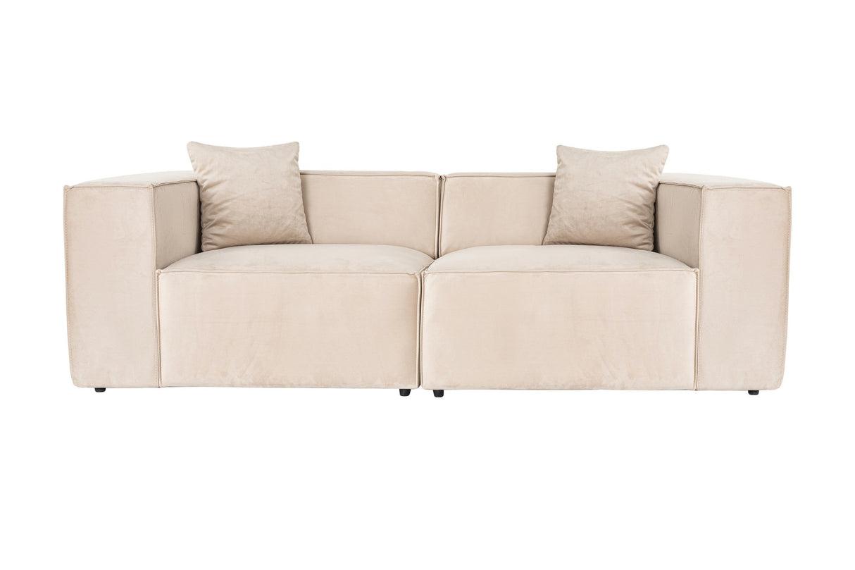 2-Sitzer-Sofa Lora Creme