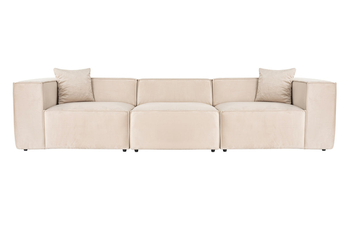 3-Sitzer-Sofa Lora Creme