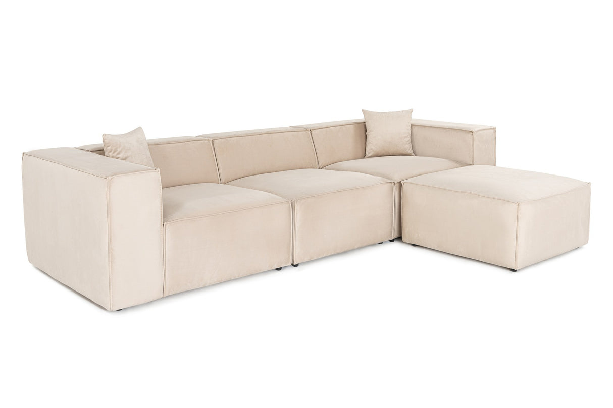 Ecksofa Lora Creme