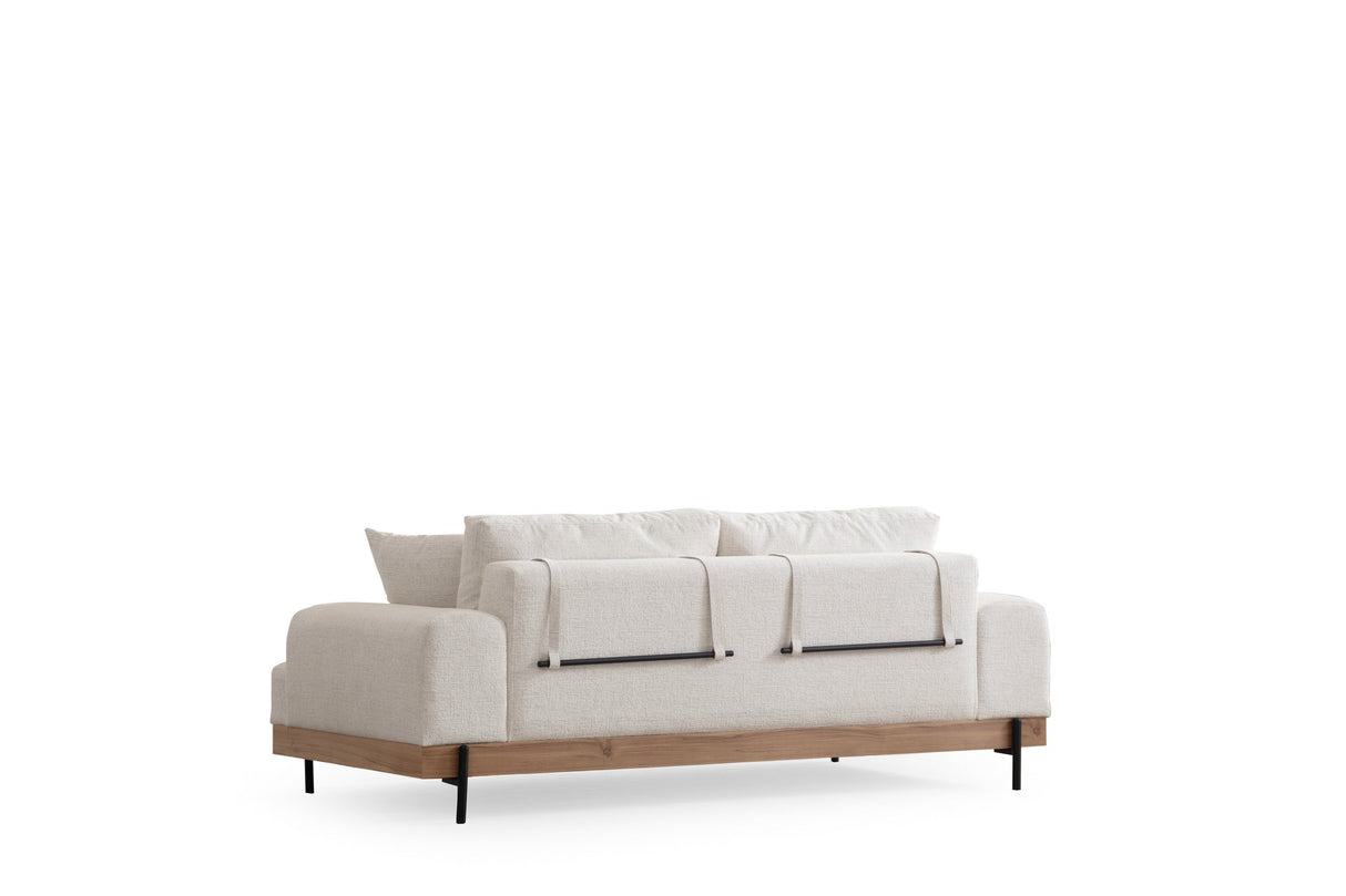 3-Sitzer-Sofa Eti Weiß