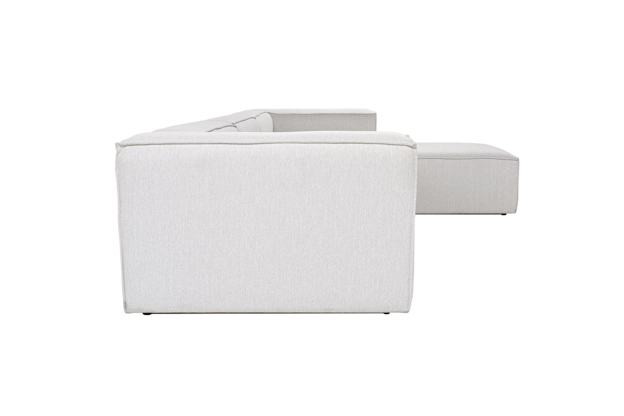 Modulare Bank 3-Sitzer mit Hocker Fora Grey