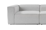 Modulare Bank 3-Sitzer mit Hocker Fora Grey