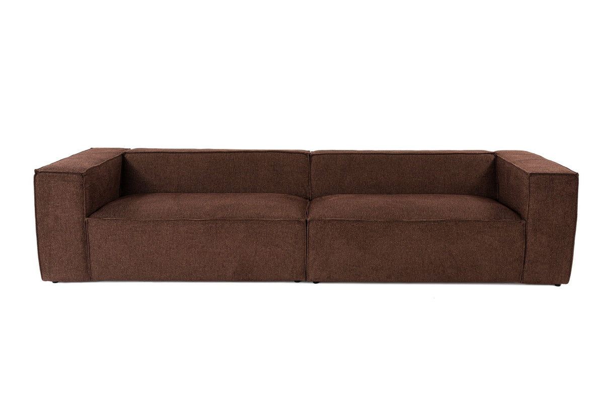 4-Sitzer-Sofa Lora Brown