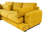 Ecksofa Left River Yellow