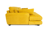 Ecksofa Left River Yellow